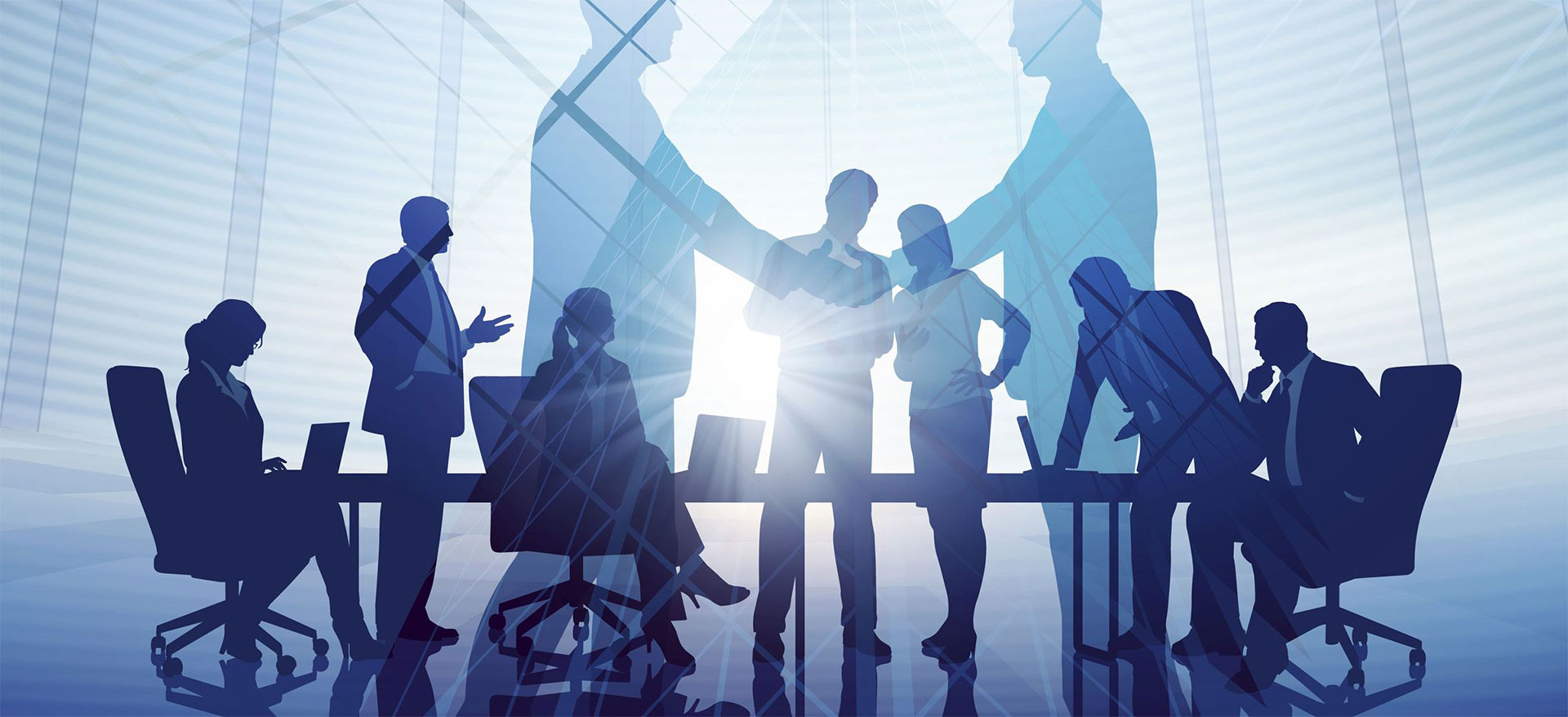 HR consultants discussing business strategy